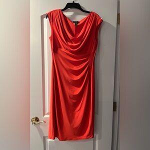 Ralph Lauren Vibrant Red Midi Dress